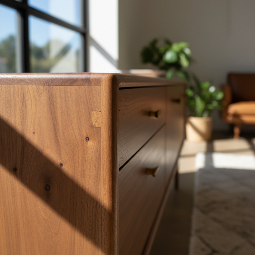 Detalle madera artesanal